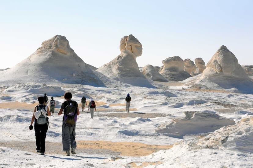 السير في الصحراء البيضاء لـ7 أيام: المغامرة البطيئة المطلقة في مصر (2026)